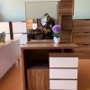 Bàn phấn gỗ MDF kiểu 3 ô kéo