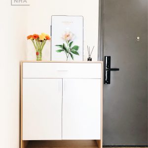 Tủ giày nhỏ cánh mở 80x1m